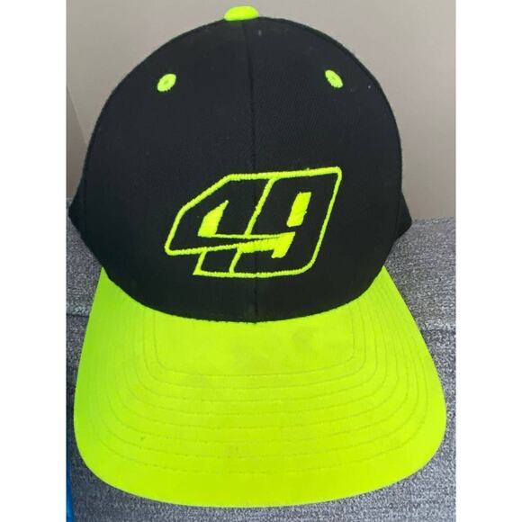 The Classics Yupoong Acrylic Wool Signed Baseball Hat Racing #49 Snap Back - Picture 6 of 7